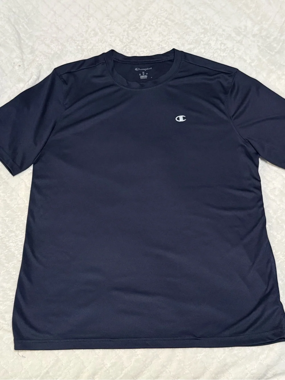 Champion Men's Navy Athletic Short Sleeve Tee - Picture 1 of 4